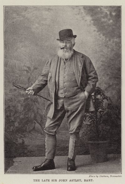 The Late Sir John Astley, Baronet by English Photographer