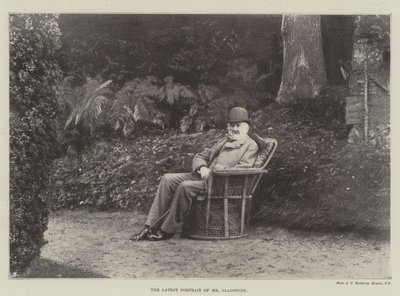 The Latest Portrait of Mr Gladstone by English Photographer