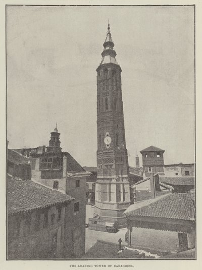 The Leaning Tower of Saragossa by English Photographer