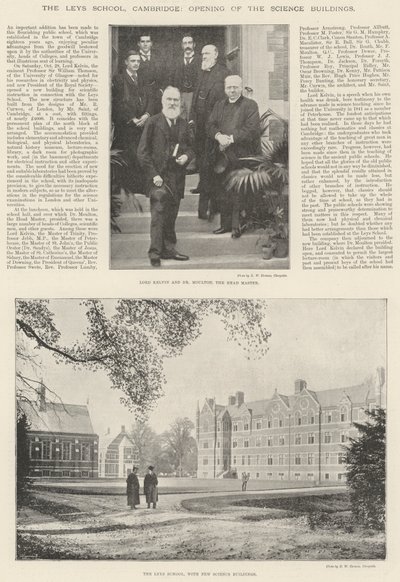 The Leys School, Cambridge, Opening of the Science Buildings by English Photographer