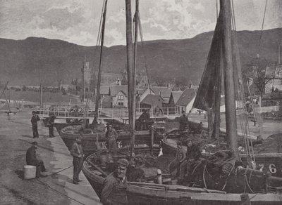 The Locks, Fort Augustus by English Photographer
