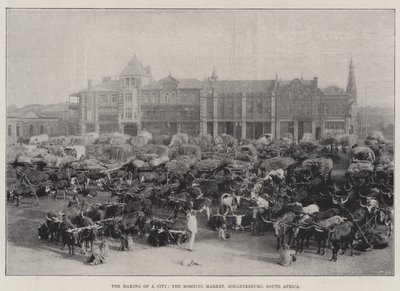 The Making of a City, the Morning Market, Johannesburg, South Africa by English Photographer
