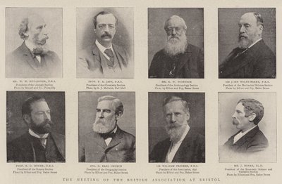 The Meeting of the British Association at Bristol by English Photographer