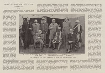 The Members of the Royal Commission on Opium Now Returning from India by English Photographer