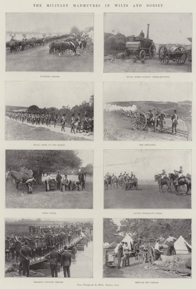The Military Manoeuvres in Wilts and Dorset by English Photographer
