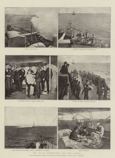 The Naval Manoeuvres and the Camera by English Photographer