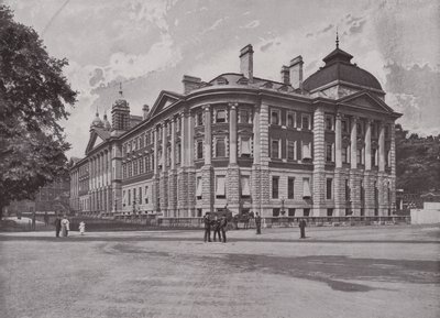 The New Admiralty Offices, behind the Old by English Photographer