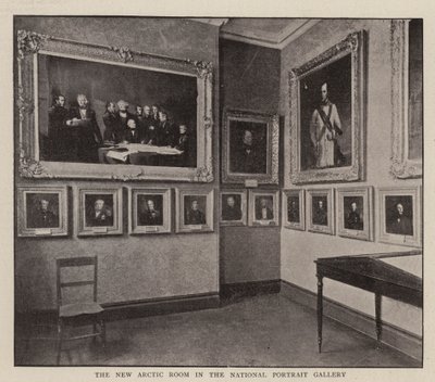 The New Arctic Room in the National Portrait Gallery by English Photographer