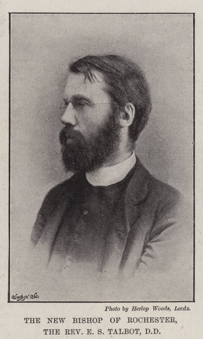 The New Bishop of Rochester, the Reverend E. S. Talbot, DD by English Photographer