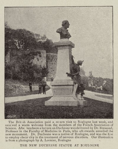 The New Duchesne Statue at Boulogne by English Photographer
