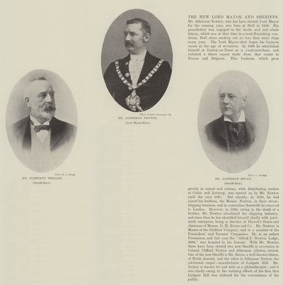 The New Lord Mayor and Sheriffs by English Photographer