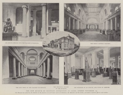 The New Museum of Egyptian Antiquities at Cairo, opened 14 November by English Photographer