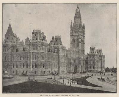 The New Parliament Houses at Ottawa by English Photographer