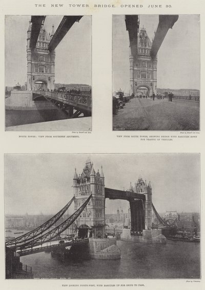 The New Tower Bridge, opened 30 June by English Photographer