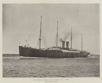 The North German Lloyd Steam-Ship Elbe by English Photographer
