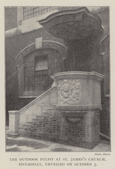 The Outdoor Pulpit at St James