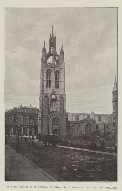 The Parish Church of St Nicholas, appointed the Cathedral of the Diocese of Newcastle by English Photographer