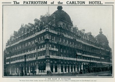 The Patriotism of the Carlton Hotel by English Photographer