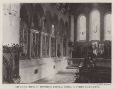 The Prince Henry of Battenberg Memorial Chapel in Whippingham Church by English Photographer