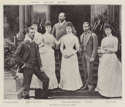 The Prince of Wales and Family by English Photographer