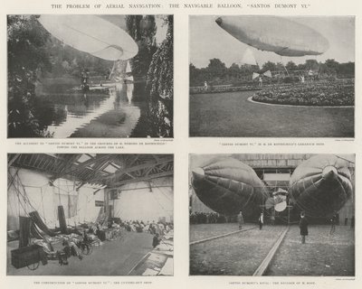 The Problem of Aerial Navigation, the Navigable Balloon, Santos Dumont VI by English Photographer