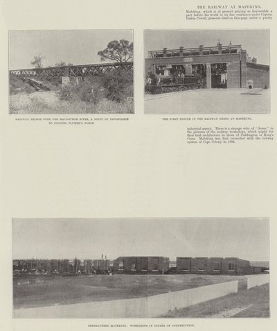 The Railway at Mafeking by English Photographer