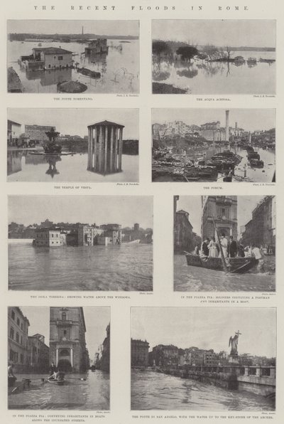 The Recent Floods in Rome by English Photographer