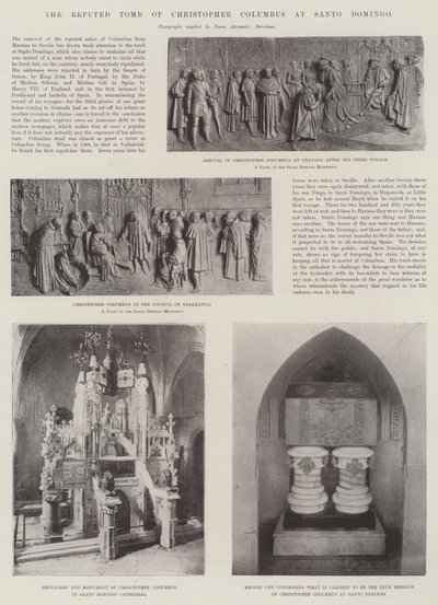 The Reputed Tomb of Christopher Columbus at Santo Domingo by English Photographer
