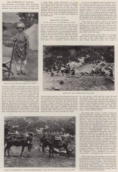The Retention of Chitral by English Photographer