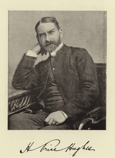 The Rev Hugh Price Hughes by English Photographer