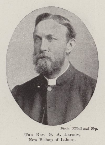 The Reverend G A Lefroy, New Bishop of Lahore by English Photographer