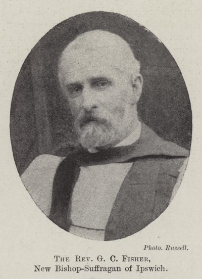 The Reverend G C Fisher, New Bishop-Suffragan of Ipswich by English Photographer