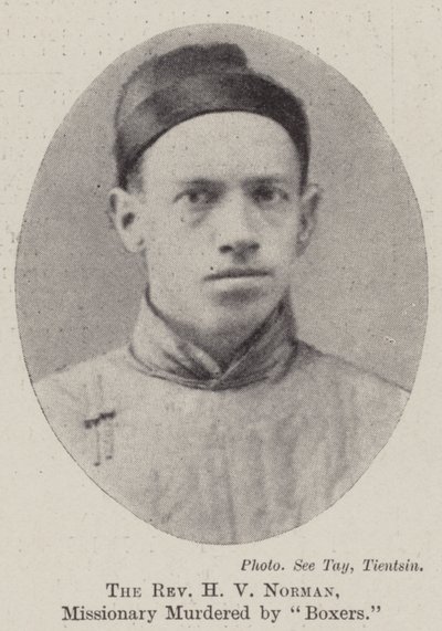 The Reverend H V Norman, Missionary Murdered by Boxers by English Photographer
