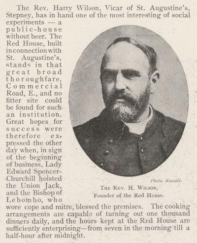 The Reverend H Wilson, Founder of the Red House by English Photographer