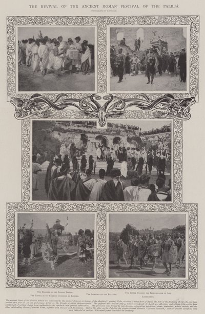 The Revival of the Ancient Roman Festival of the Palilia by English Photographer