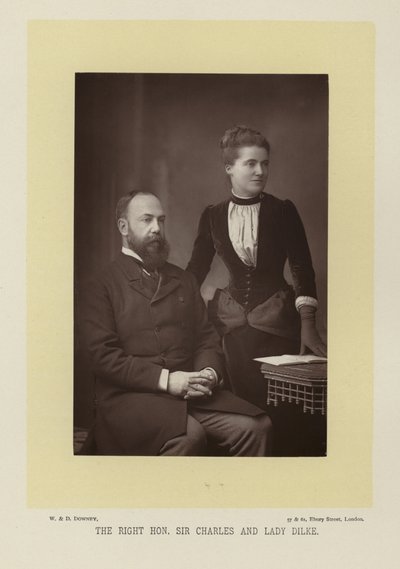 The Right Hon. Sir Charles and Lady Dilke by English Photographer