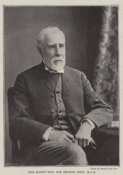 The Right Honourable Sir George Grey, KCB by English Photographer