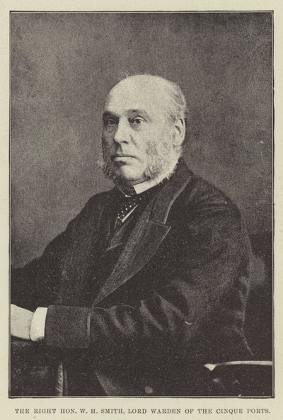 The Right Honourable W H Smith, Lord Warden of the Cinque Ports by English Photographer