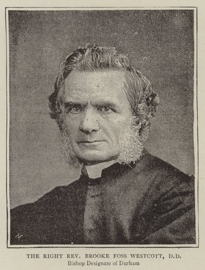 The Right Reverend Brooke Foss Westcott, DD by English Photographer