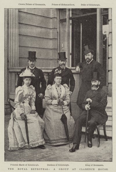 The Royal Betrothal, a Group at Clarence House by English Photographer