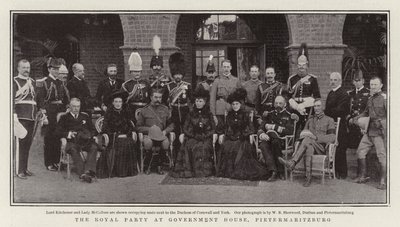 The Royal Party at Government House, Pietermaritzburg by English Photographer