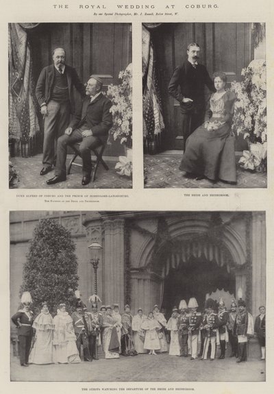 The Royal Wedding at Coburg by English Photographer