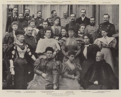 The Royal Wedding at Coburg, the Wedding Party by English Photographer