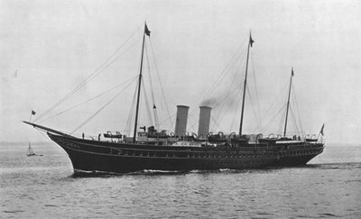 The Royal Yacht Victoria and Albert by English Photographer