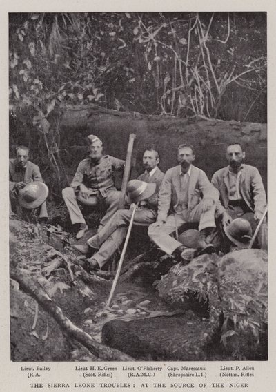 The Sierra Leone Troubles, at the Source of the Niger by English Photographer