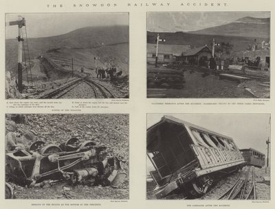 The Snowdon Railway Accident by English Photographer