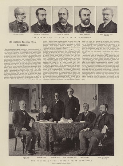 The Spanish-American Peace Commission by English Photographer