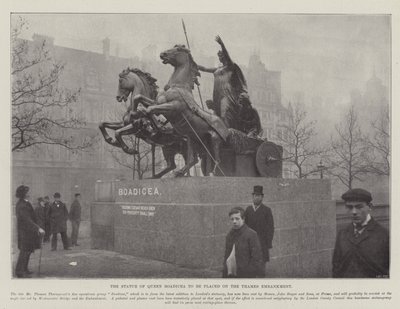 The Statue of Queen Boadicea to be Placed on the Thames Embankment by English Photographer