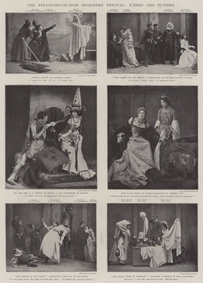 The Stratford-on-Avon Shakespeare Festival, Scenes and Players by English Photographer
