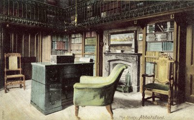 The Study, Abbotsford by English Photographer
